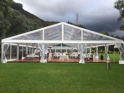 Clear frame tents