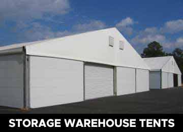 STORAGE WAREHOUSE TENTS